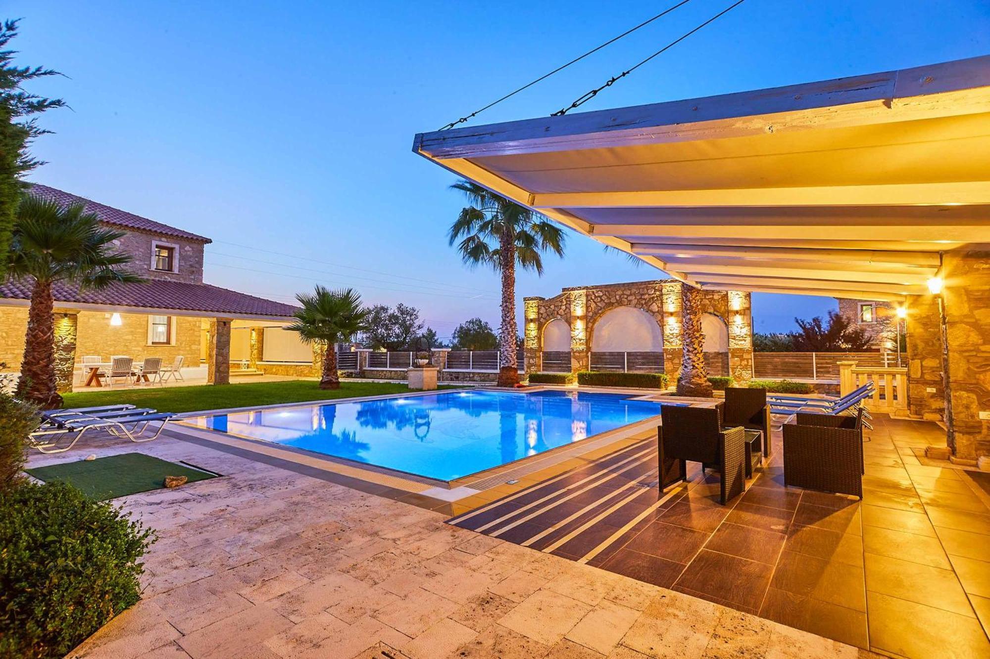 Villa St Dennis Makris Gialos  Buitenkant foto